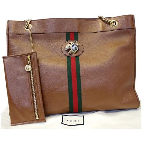 gucci brown purse with brown trim|gucci brown leather shoulder bag.